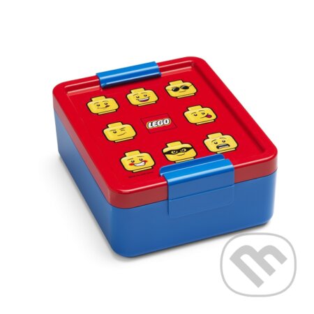 LEGO ICONIC Classic box na desiatu - červená/modrá, LEGO, 2020