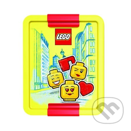LEGO ICONIC Girl box na desiatu - žltá/červená, LEGO, 2020