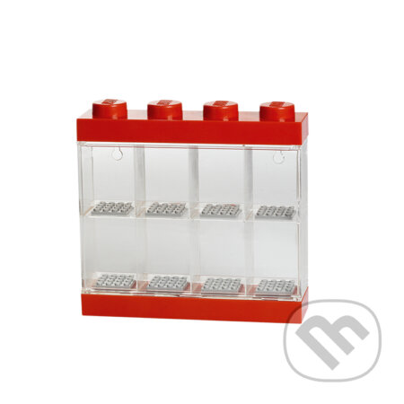 LEGO zberateľská skrinka na 8 minifigúrok - červená, LEGO, 2020