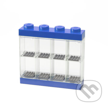 LEGO zberateľská skrinka na 8 minifigúrok - modrá, LEGO, 2020