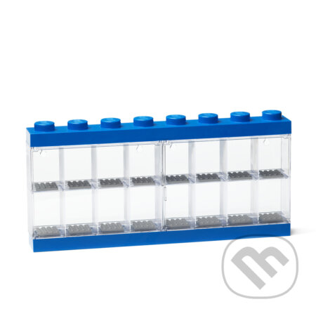 LEGO zberateľská skrinka na 16 minifigúrok - modrá, LEGO, 2020