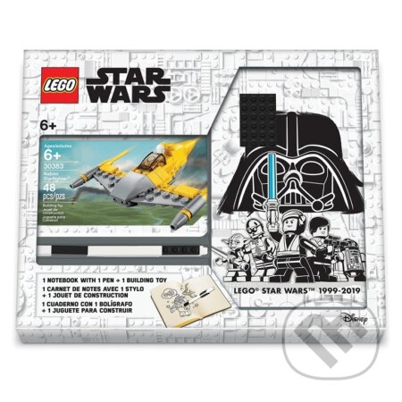 LEGO Stationery Star Wars Naboo Starfighter - zápisník s perem a stavebnicí, LEGO, 2020