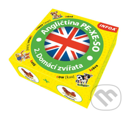 Angličtina PE-XE-SO 2. Domácí zvířata/Krabicová hra - hra z kategorie Vzdělávací hry