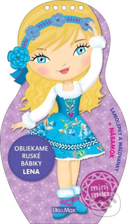 Obliekame ruské bábiky - Lena - kniha z kategorie Samolepky