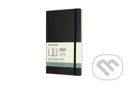 Moleskine – 12-mesačný čierny plánovací diár 2021, Moleskine, 2020