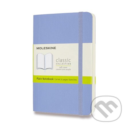 Moleskine - zápisník svetlomodrý (malý, čistý, mäkká väzba)