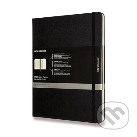 Zápisník Moleskine PRO Project Planner XL, černý