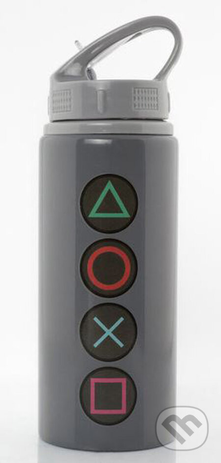 Hliníková fľaša na pitie Playstation: Button, , 2019