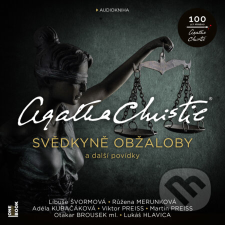 Svědkyně obžaloby - Agatha Christie, OneHotBook, 2020