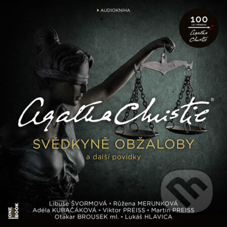 Svědkyně obžaloby a další povídky - Agatha Christie, OneHotBook, 2020