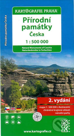 Přírodní památky České republiky/1:500 tis.(tematická mapa) - kniha z kategorie Mapy