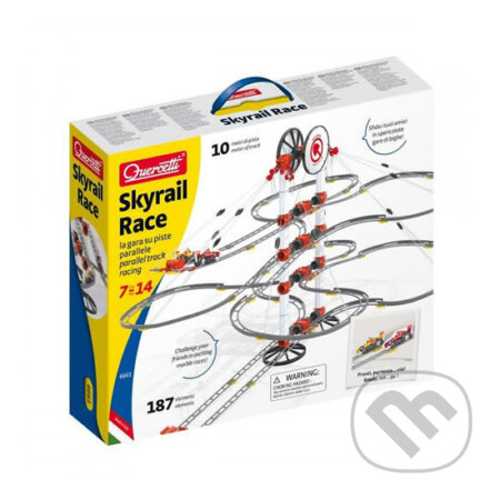 Skyrail Race parallel track racing - dvojitá závěsná kuličková dráha, Quercetti, 2020