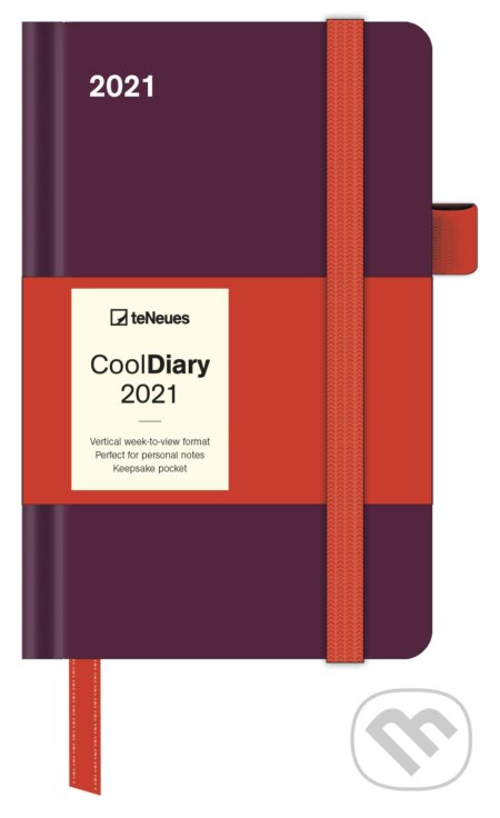 Diary Bordeaux/Coral 2021, Te Neues, 2020