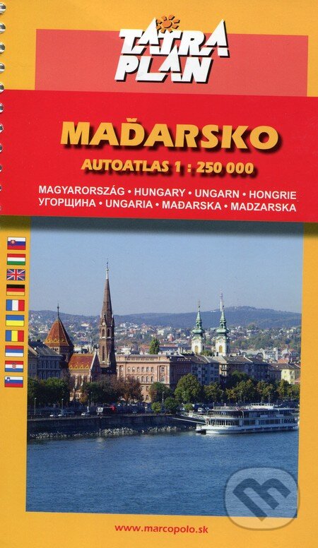 Maďarsko autoatlas 1:250 000, TATRAPLAN, 2010