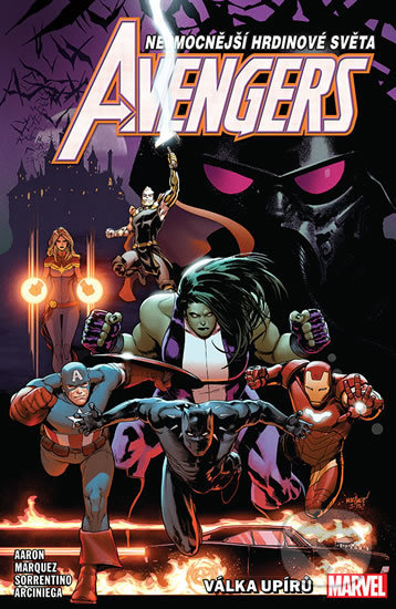 Avengers 3: Válka upírů - Jason Aaron, Ed McGuinness (Ilustrácie), Paco Medina (Ilustrácie), Sara Pichelli (Ilustrácie), Crew, 2020