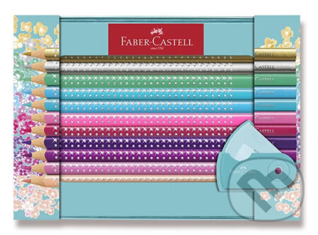 Pastelky Sparkle, darčekový set 20 farebný plech, Faber-Castell, 2020