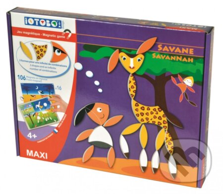 Magnetky iOTOBO SAVANNAH 4+ - hra z kategorie Stavebnice