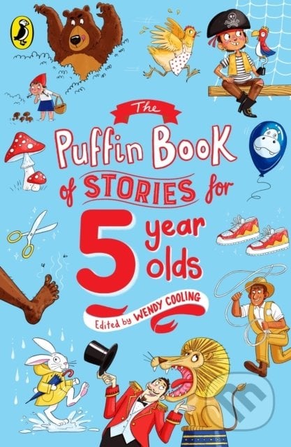 The Puffin Book of Stories for Five-year-olds - Wendy Cooling, Steve Cox (ilustrácie), Puffin Books, 1999