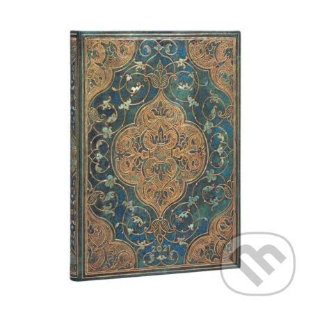 Paperblanks - diár Turquoise Chronicles 2021, Paperblanks, 2020