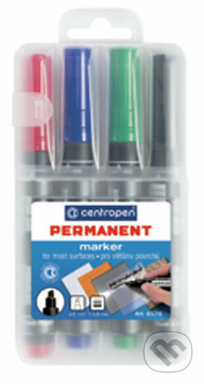 Centropen popisovač 8576 permanent (4 ks)