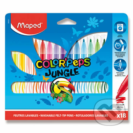 Maped - Fixy Color´Peps Jungle 18 barev, Maped, 2020