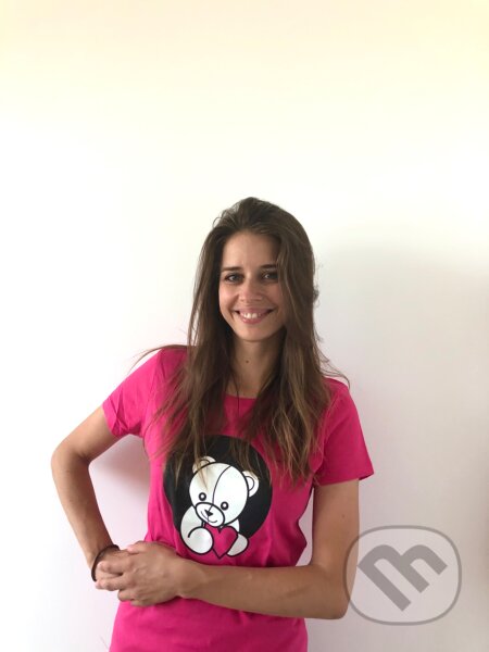 Svietiace tričko Deťom s rakovinou: Dámske ružové - raspberry, Lemur, 2020