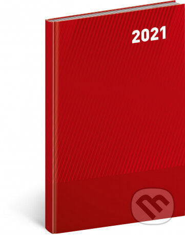 Týdenní diář Cambio Classic 2021 (červený), Presco Group, 2020