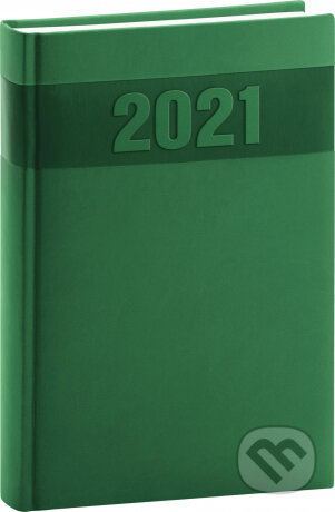 Denní diář Aprint 2021 (zelený), Presco Group, 2020