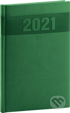 Týdenní diář Aprint 2021 (zelený), Presco Group, 2020