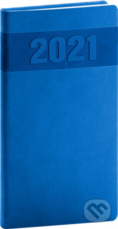 Kapesní diář Aprint 2021 (modrý), Presco Group, 2020