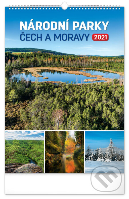 Nástěnný kalendář Národní parky Čech a Moravy 2021, Presco Group, 2020