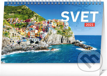 Stolový kalendár Svet 2021, Presco Group, 2020