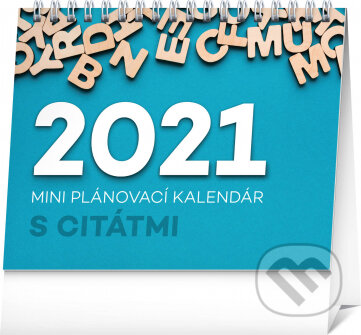 Stolový kalendár Plánovací s citátmi 2021, Presco Group, 2020