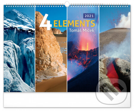 Nástěnný kalendář 4 Elements 2021 - Tomáš Míček, Presco Group, 2020