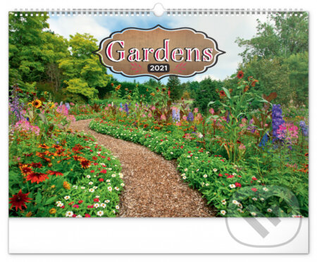 Nástěnný kalendář Gardens 2021, Presco Group, 2020