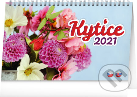 Stolní kalendář Kytice 2021, Presco Group, 2020