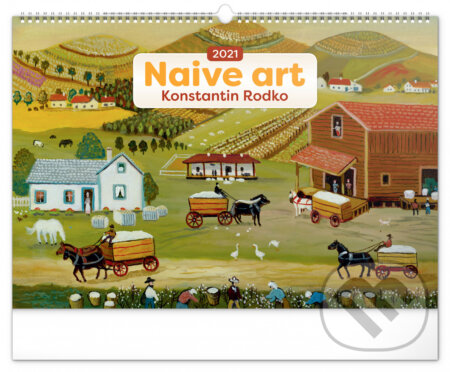 Nástěnný kalendář Naive art 2021 - Konstantin Rodko, Presco Group, 2020