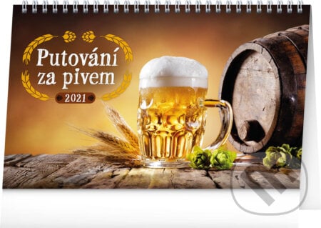Stolní kalendář Putování za pivem 2021, Presco Group, 2020