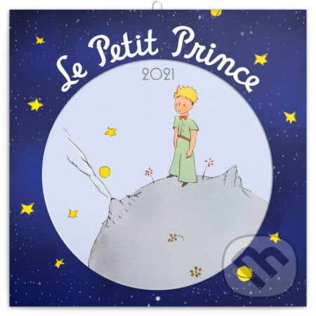 Poznámkový nástěnný kalendář Le Petit Prince 2021 (Malý Princ), Presco Group, 2020