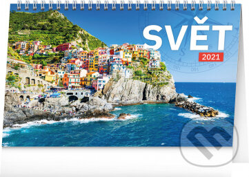 Stolní kalendář Svět 2021, Presco Group, 2020