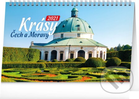 Stolní kalendář Krásy Čech a Moravy 2021, Presco Group, 2020