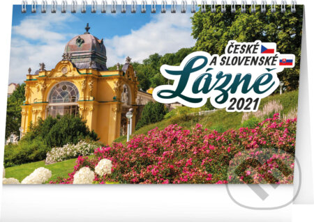 Stolní kalendář České a slovenské lázně 2021, Presco Group, 2020