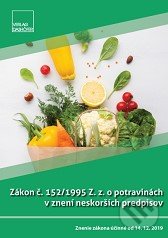 Zákon č. 152/1995 Z. z. o potravinách v znení neskorších predpisov, Verlag Dashöfer