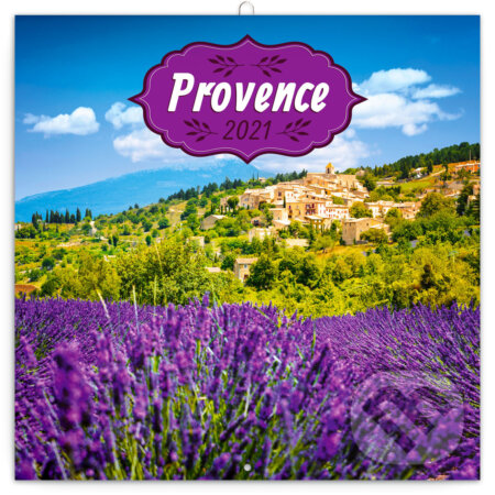 Poznámkový nástěnný kalendář Provence 2021, Presco Group, 2020