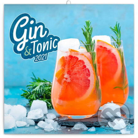 Poznámkový kalendář Gin & Tonic 2021, Presco Group, 2020
