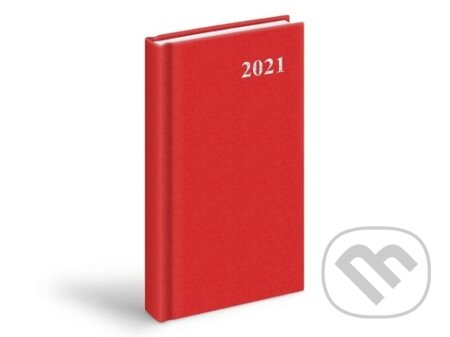 Diář 2021 D802 PVC Red, MFP, 2020