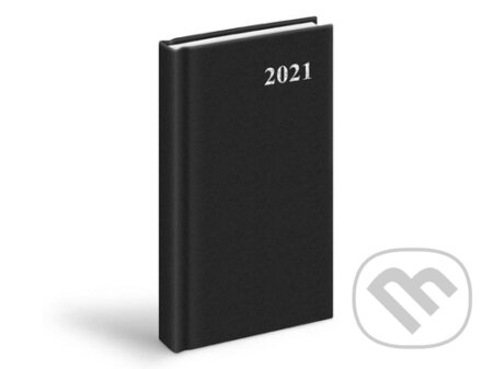 Diář 2021 D802 PVC Black, MFP, 2020