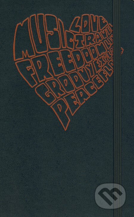 Moleskine - stredný zápisník Woodstock - Love (čistý), Moleskine
