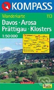 Davos - Arosa - Prättigau - Klosters 1 : 50 000, Kompass