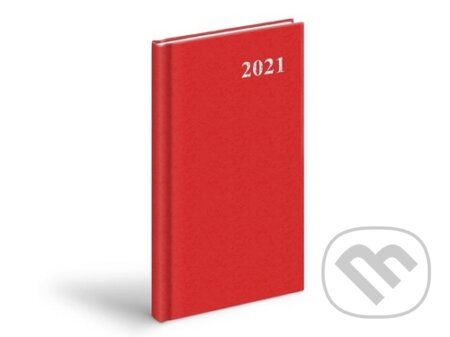 Diář 2021 T806 PVC Red 90x170 mm, MFP, 2020